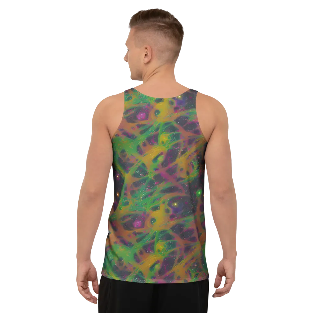 Starfall Reverie on Men's Tank Top — Back