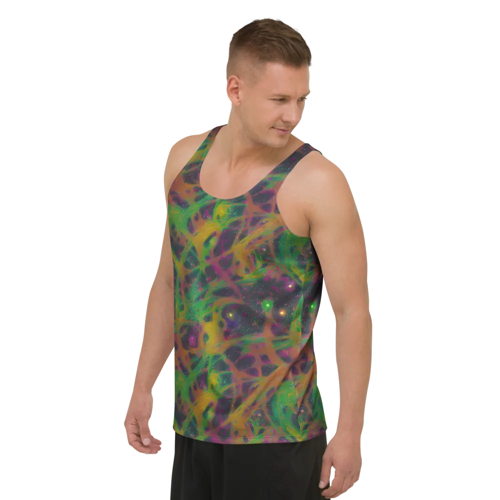 Starfall Reverie on Men's Tank Top — Left Front