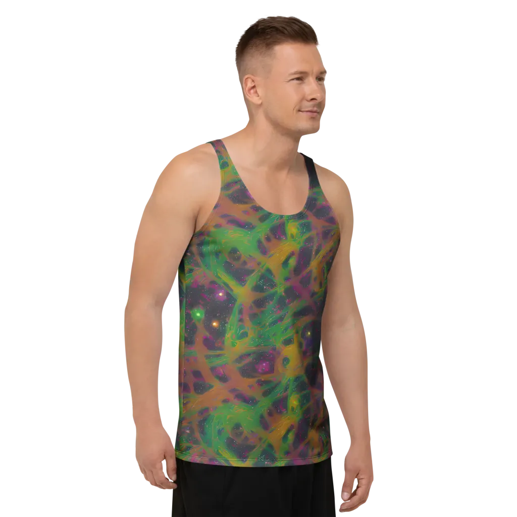 Starfall Reverie on Men's Tank Top — Right Front
