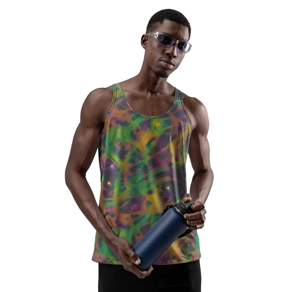 Starfall Reverie on Men's Tank Top — Front
