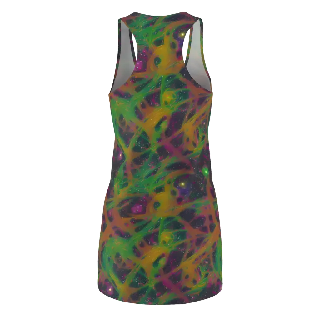 Starfall Reverie on Racerback Dress — Back
