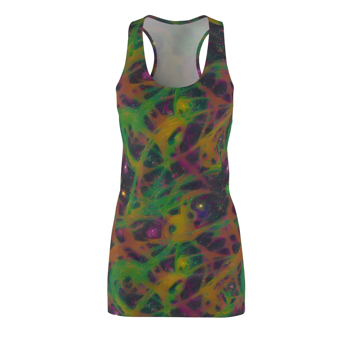 Starfall Reverie on Racerback Dress — Front