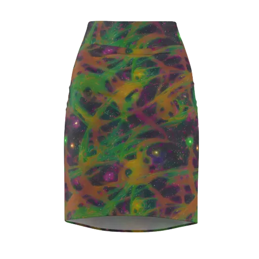 Starfall Reverie on a Pencil Skirt