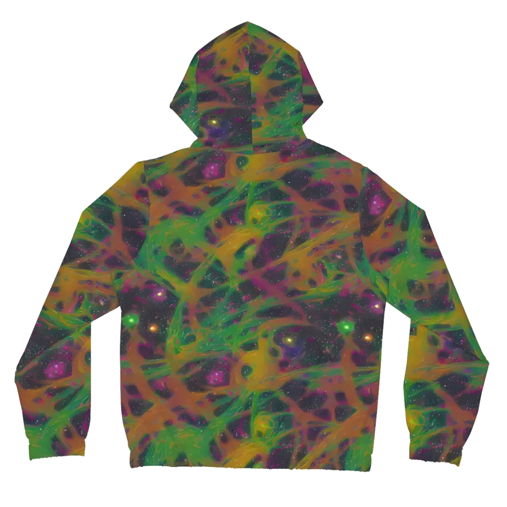 Starfall Reverie on Women's Full-Zip Hoodie — Back