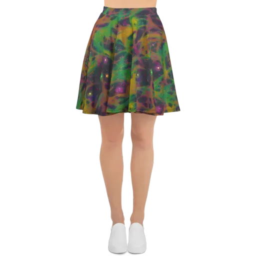 Starfall Reverie on a Skater Skirt