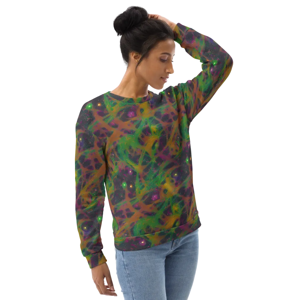 Starfall Reverie on Sweatshirt — Right Front