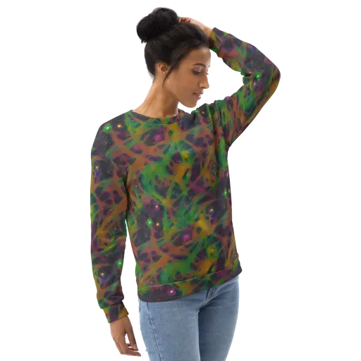 Starfall Reverie on a Sweatshirt