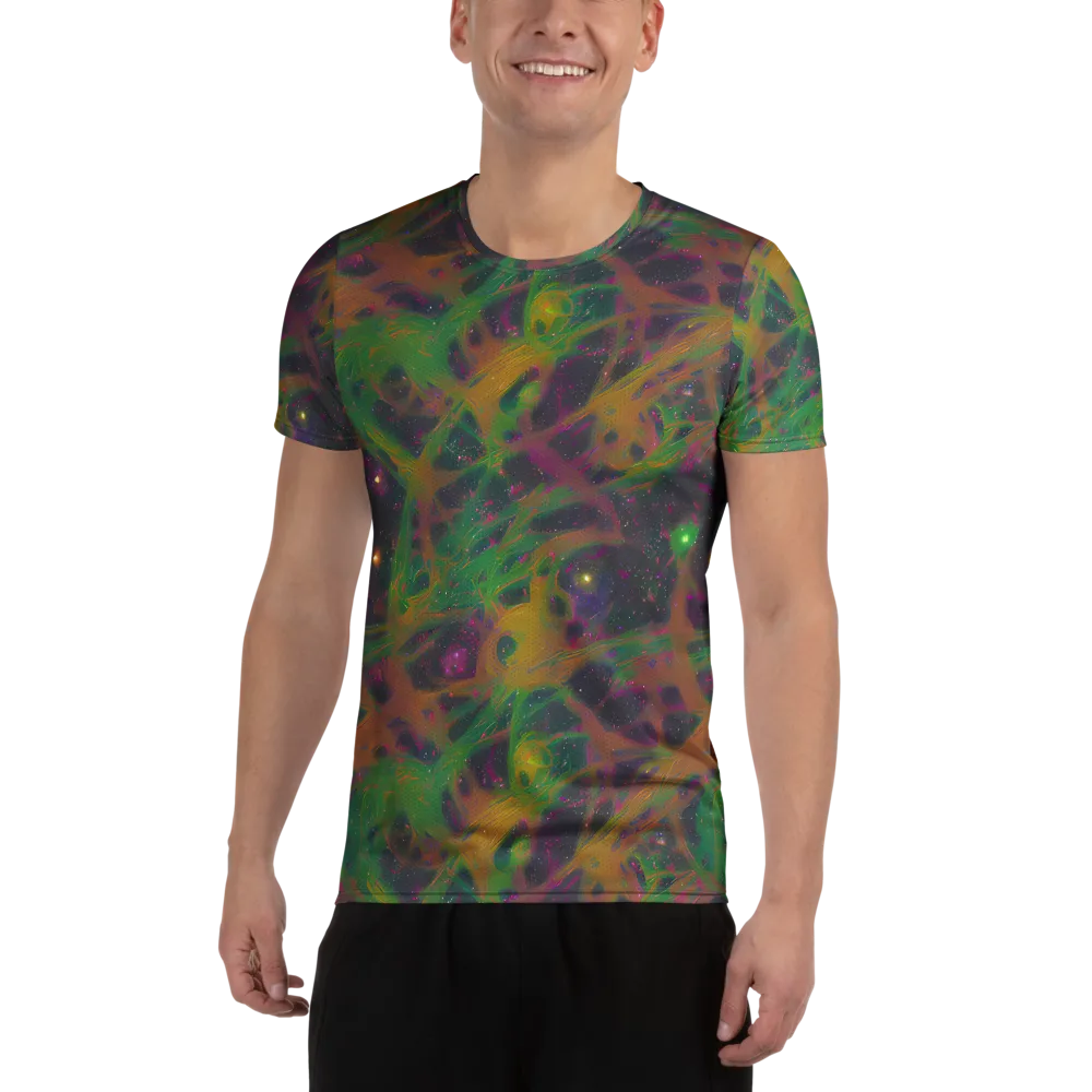 Starfall Reverie on Men's Athletic T-Shirt — Front