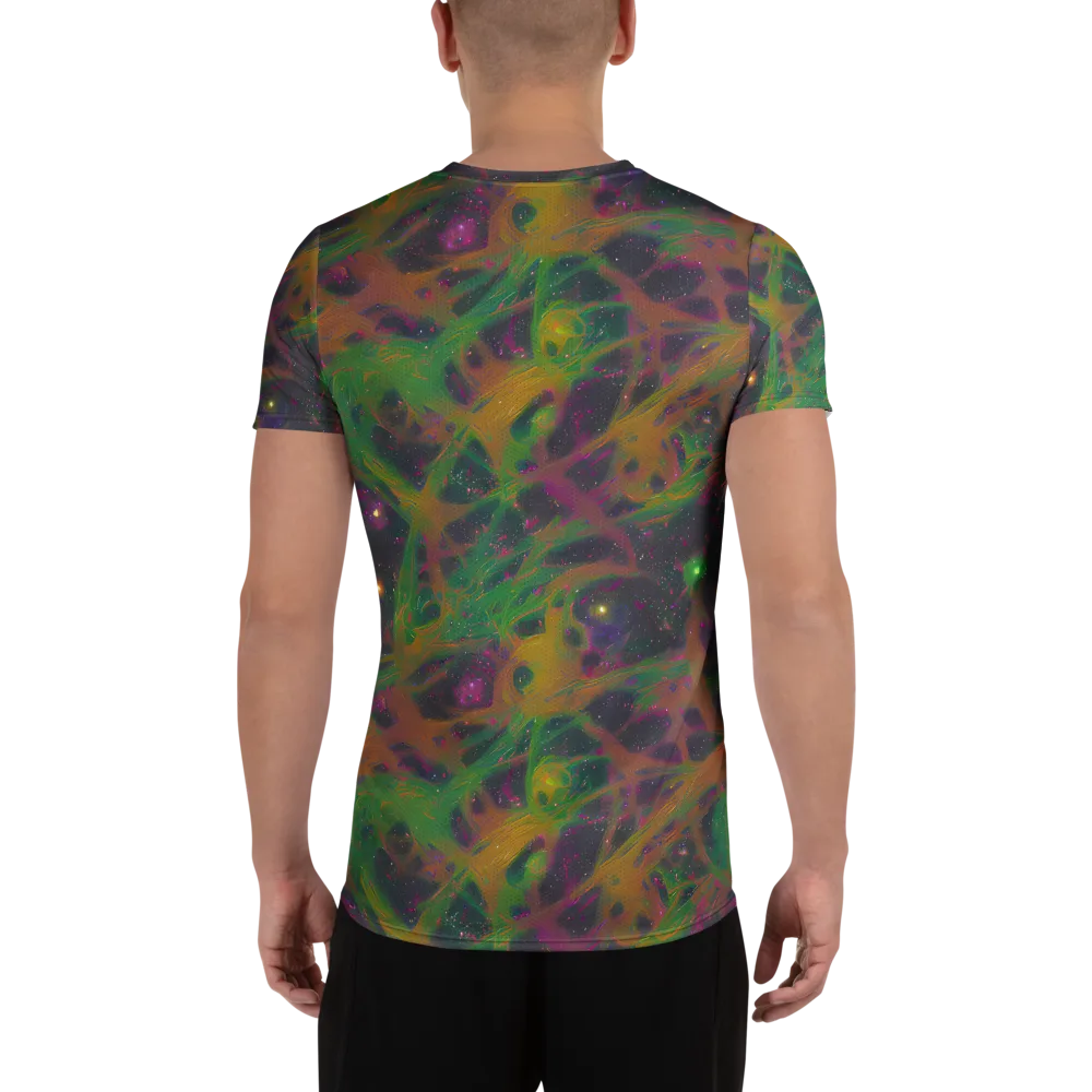 Starfall Reverie on Men's Athletic T-Shirt — Back