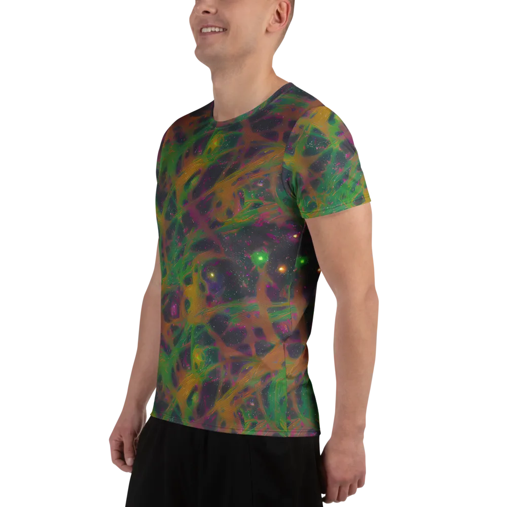 Starfall Reverie on Men's Athletic T-Shirt — Left