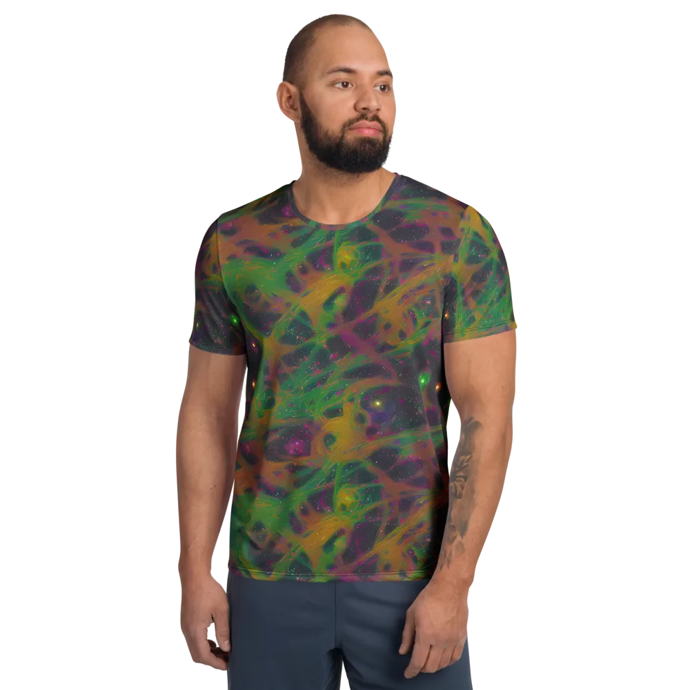 Starfall Reverie on Men's Athletic T-Shirt — Front
