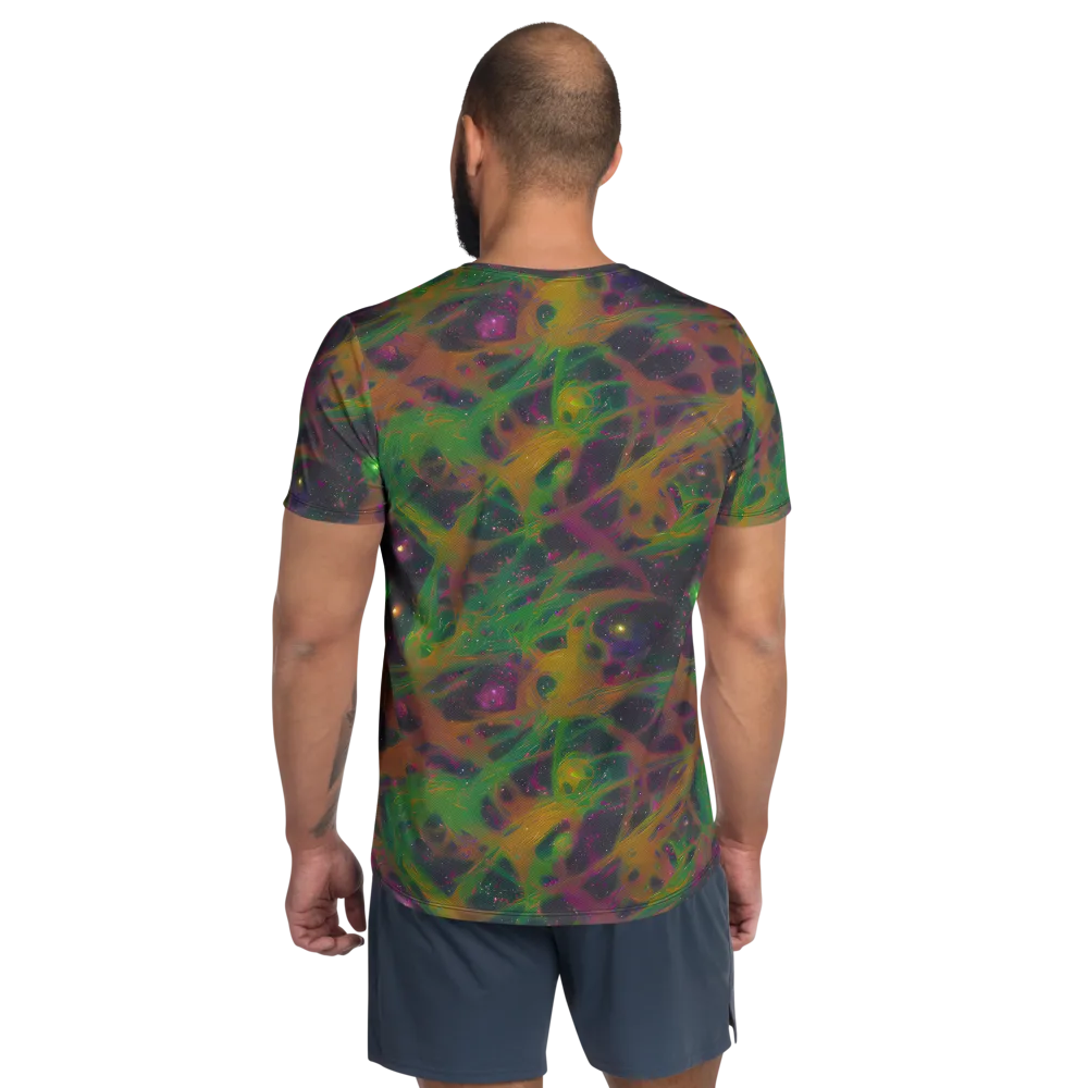 Starfall Reverie on Men's Athletic T-Shirt — Back