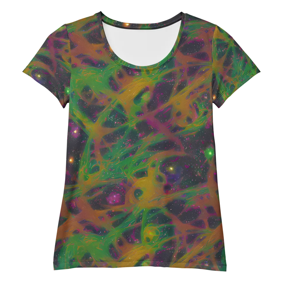 Starfall Reverie on Women's Athletic T-Shirt — Front