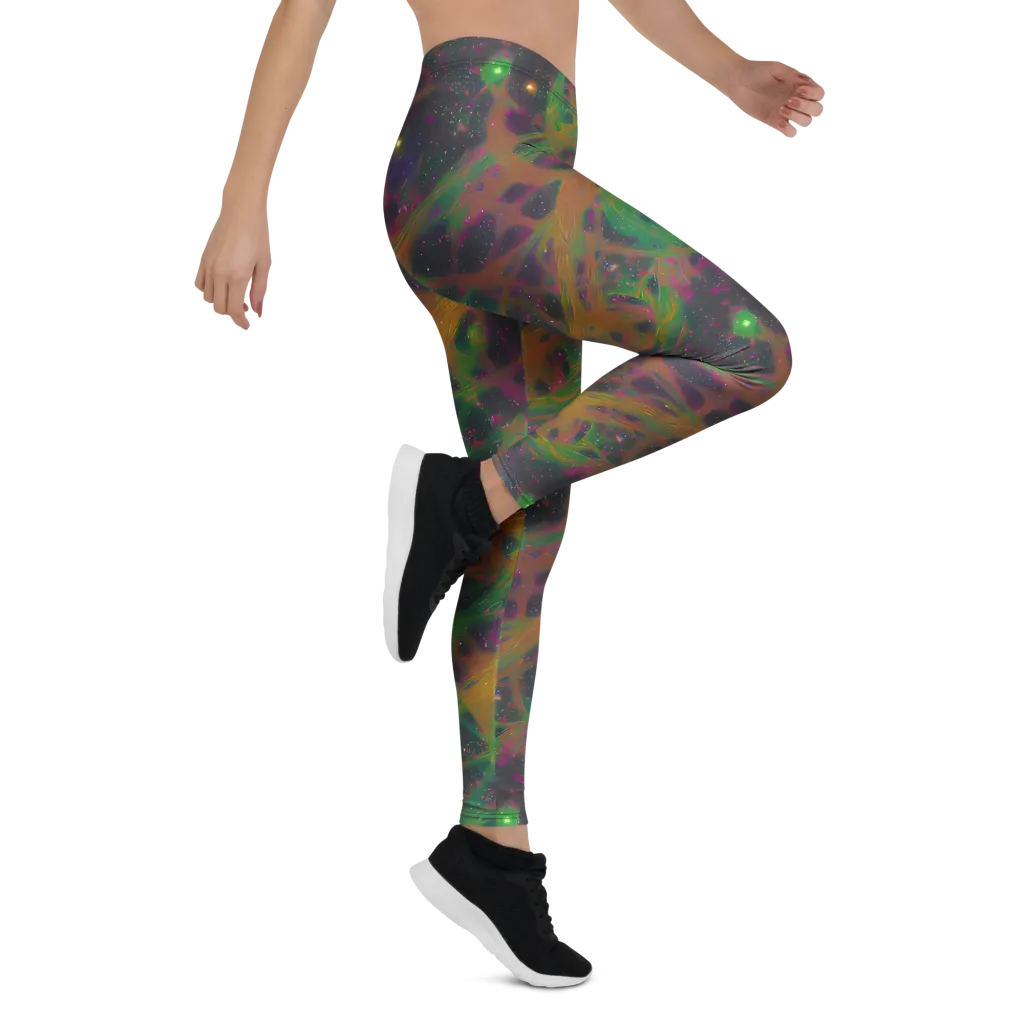 Starfall Reverie on Leggings — Right