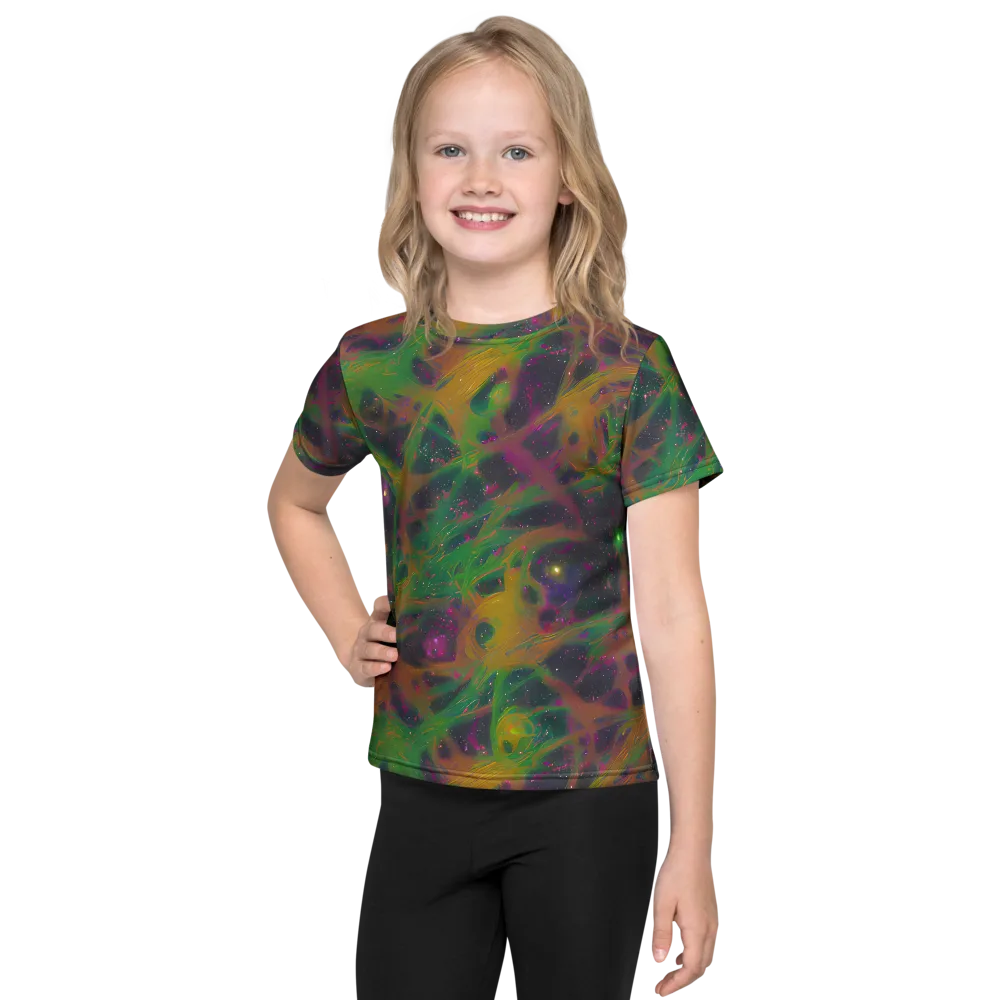 Starfall Reverie on Kids Crew Neck T-Shirt — Front