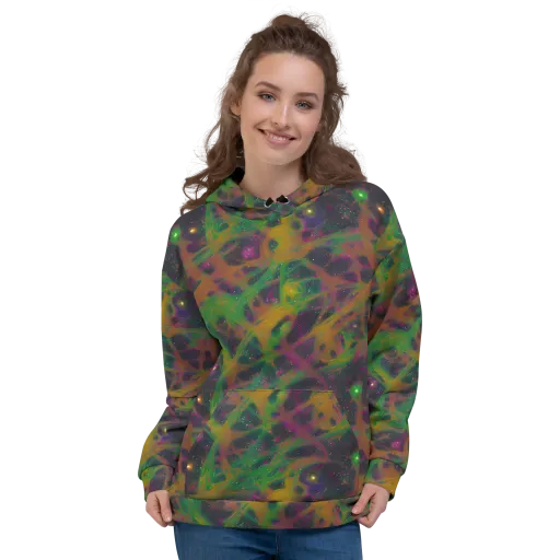 Starfall Reverie on a Hoodie