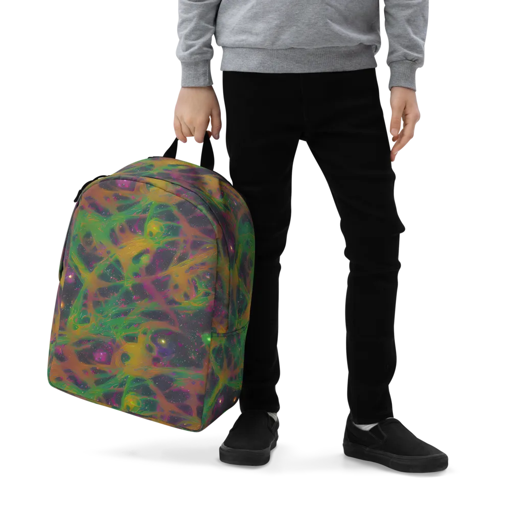 Starfall Reverie on Minimalist Backpack — Zoomed-in