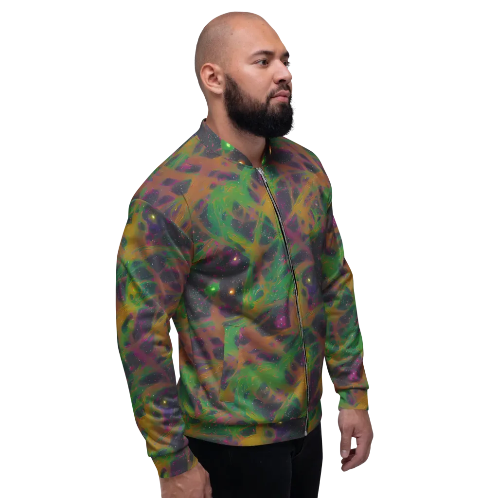 Starfall Reverie on Bomber Jacket — Right