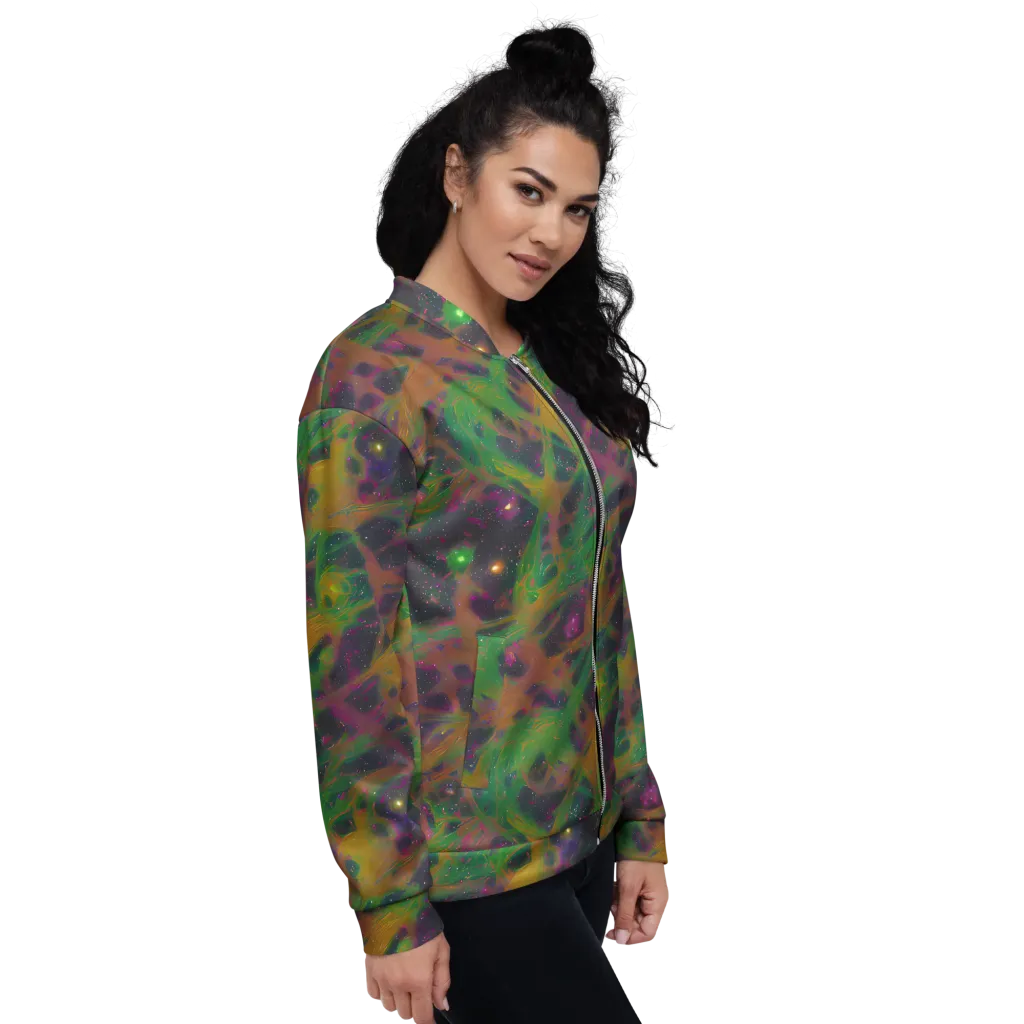 Starfall Reverie on Bomber Jacket — Right