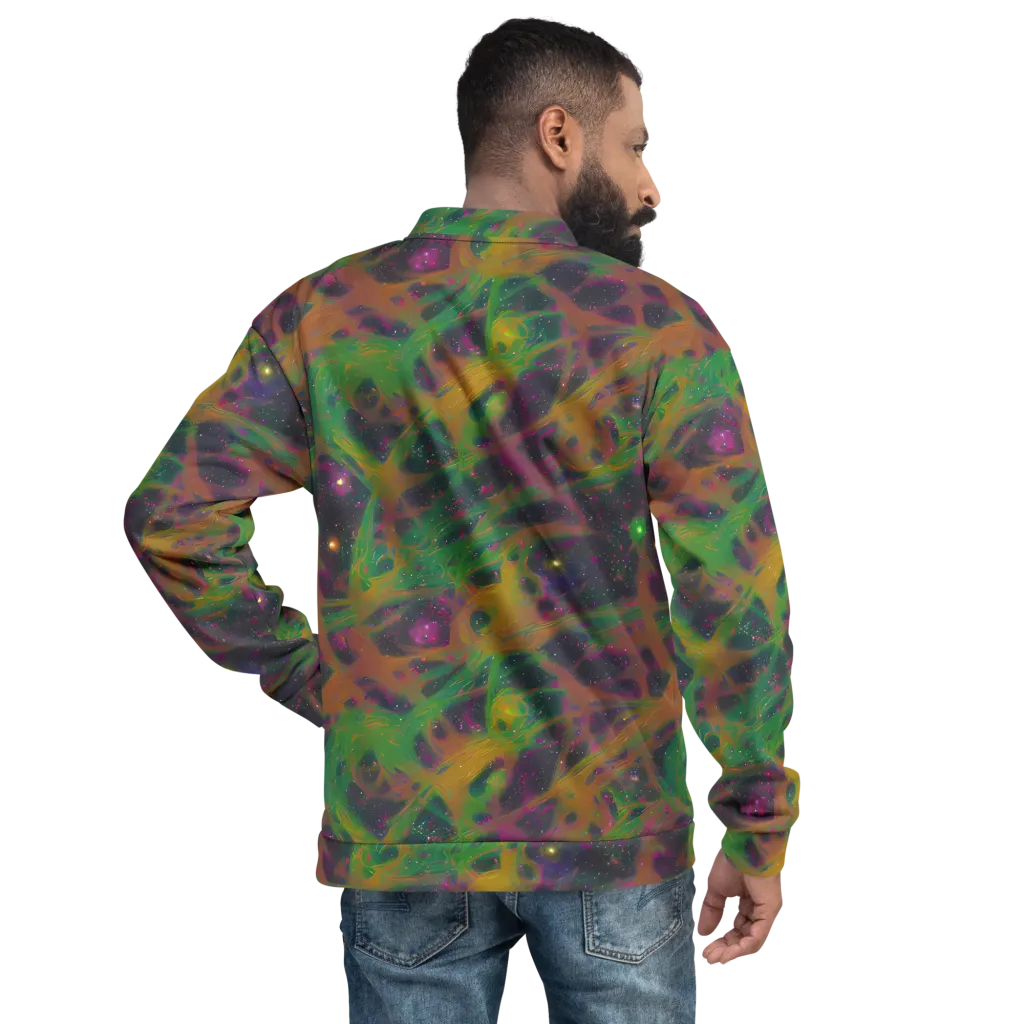 Starfall Reverie on Bomber Jacket — Back