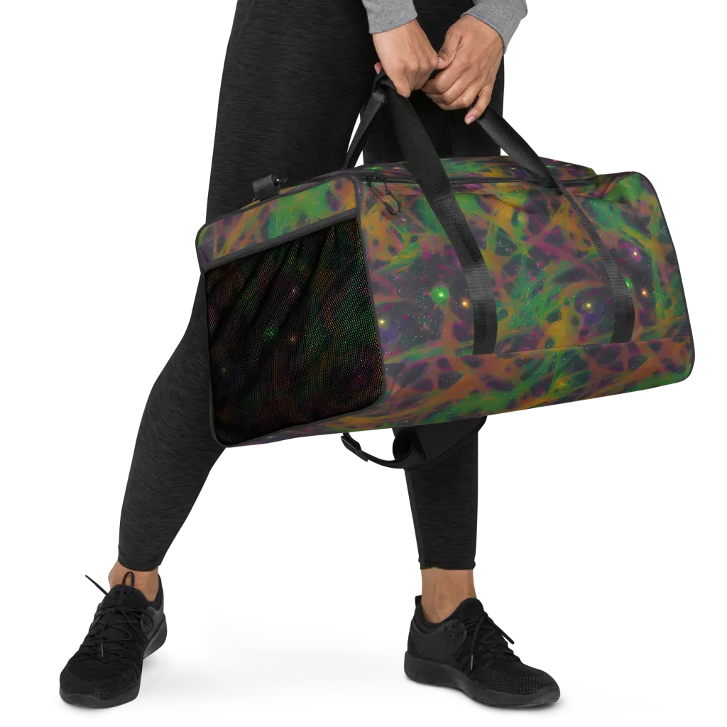 Starfall Reverie on Duffle Bag — Right Front