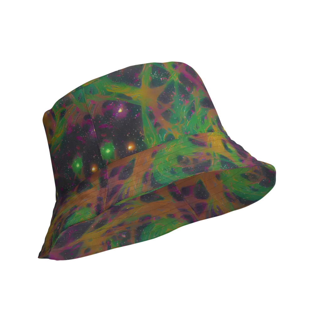 Starfall Reverie on Reversible Bucket Hat — Product details Outside