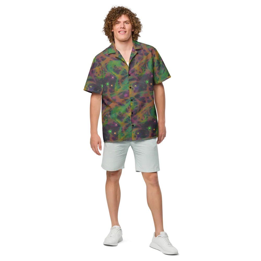 Starfall Reverie on Button Shirt — Front