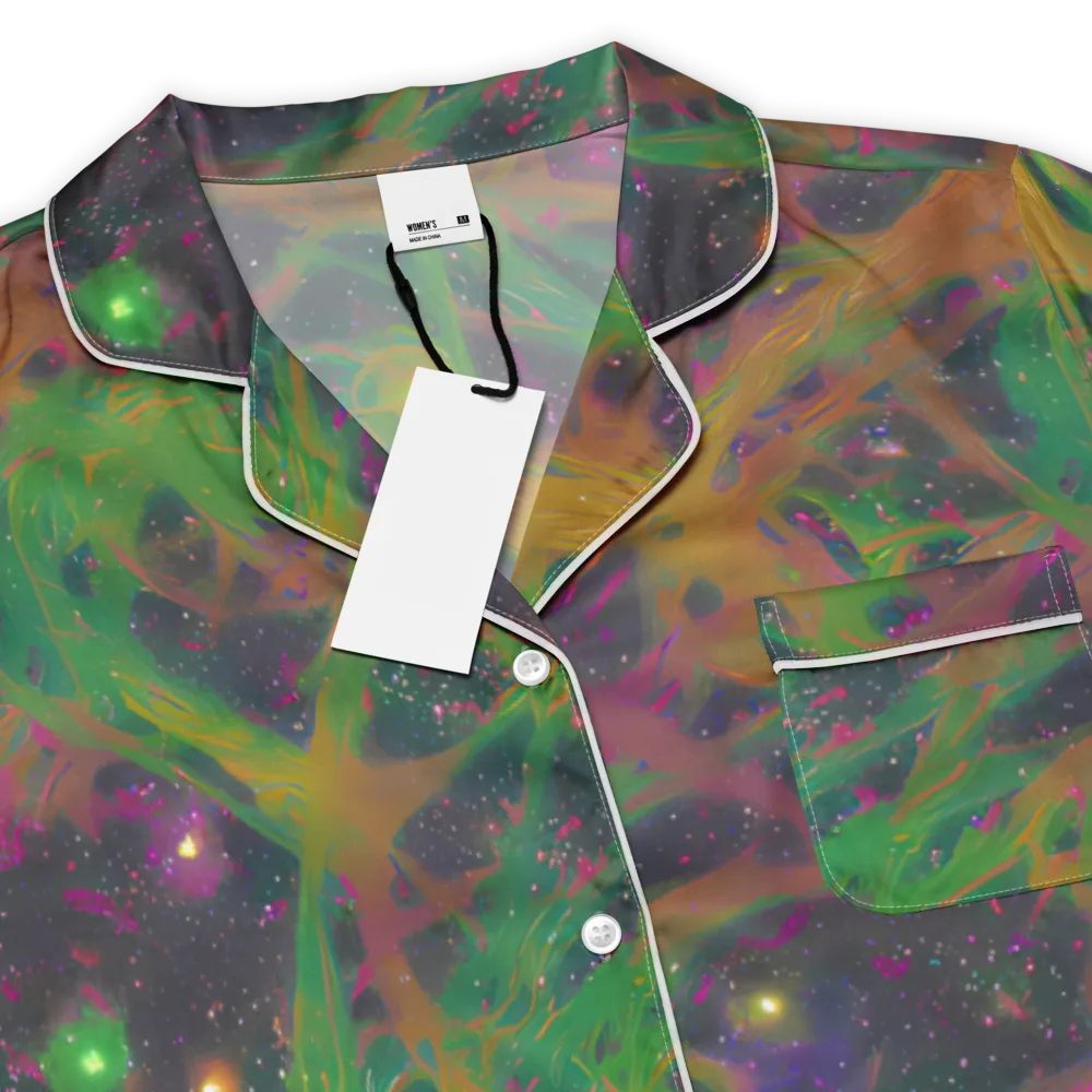 Starfall Reverie on Women's Short Sleeve Pajama Top — Product details