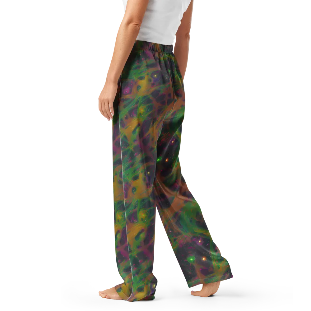Starfall Reverie on Women's Pajama Pants — Left