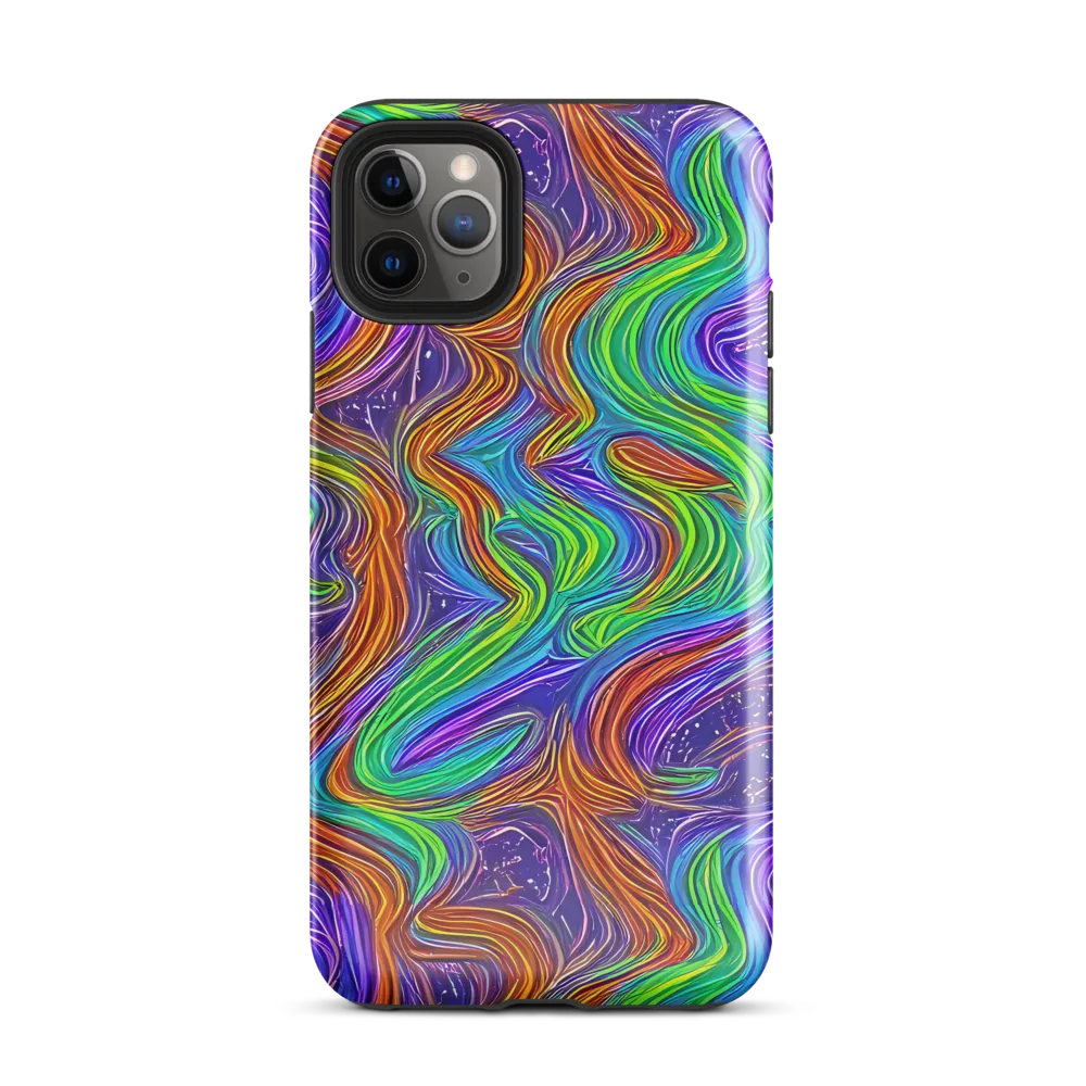 Kaleidoscope Stream on Tough Case for iPhone® — Front