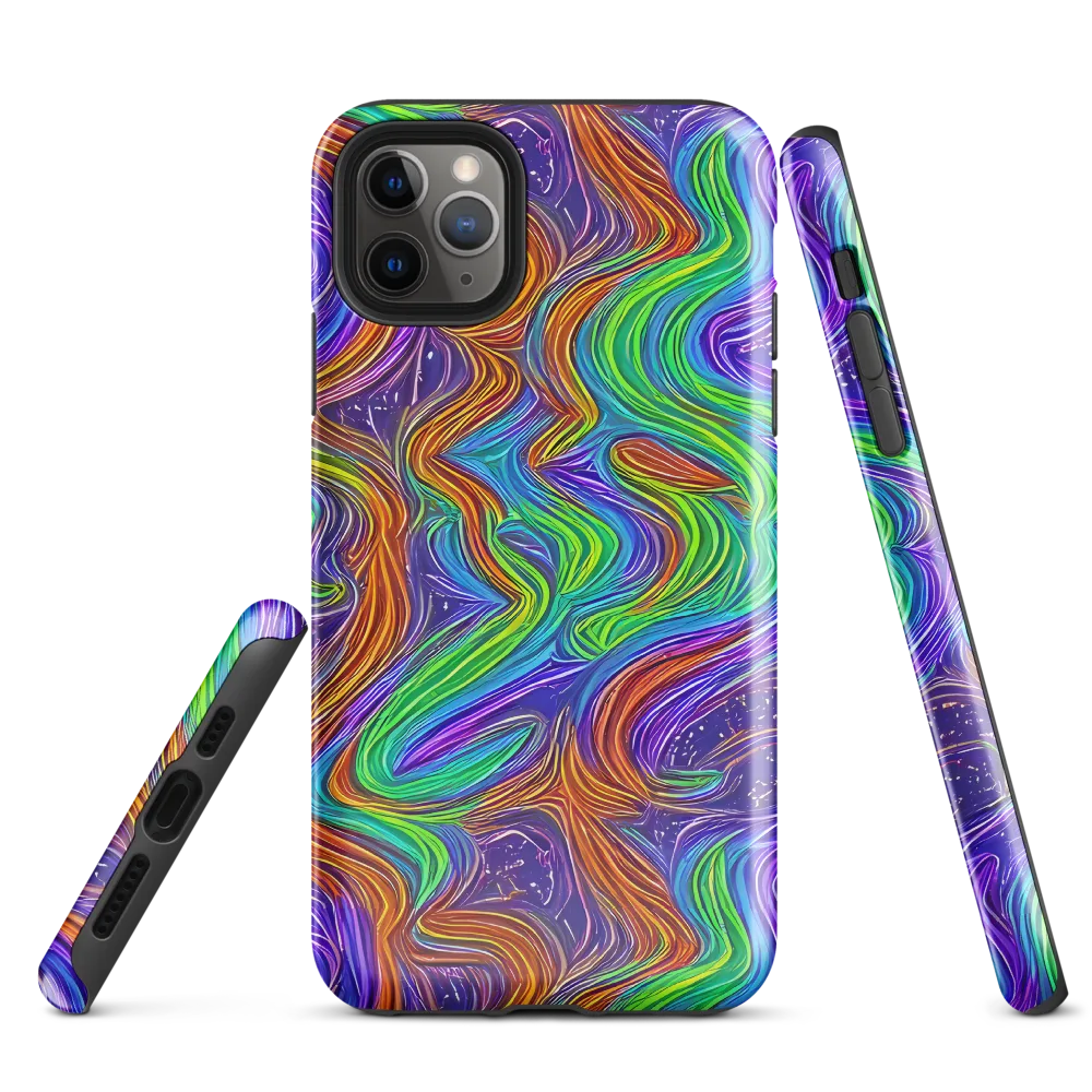 Kaleidoscope Stream on Tough Case for iPhone® — Front