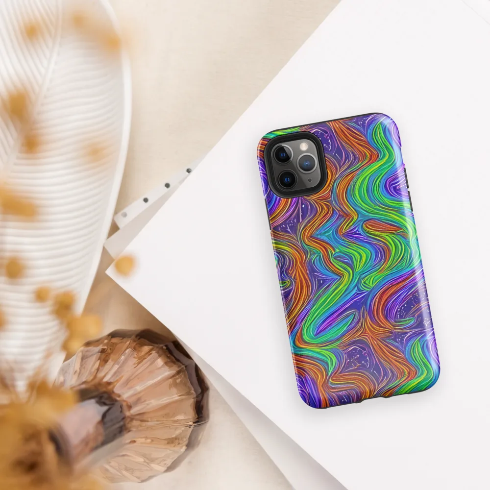 Kaleidoscope Stream on Tough Case for iPhone® — Front