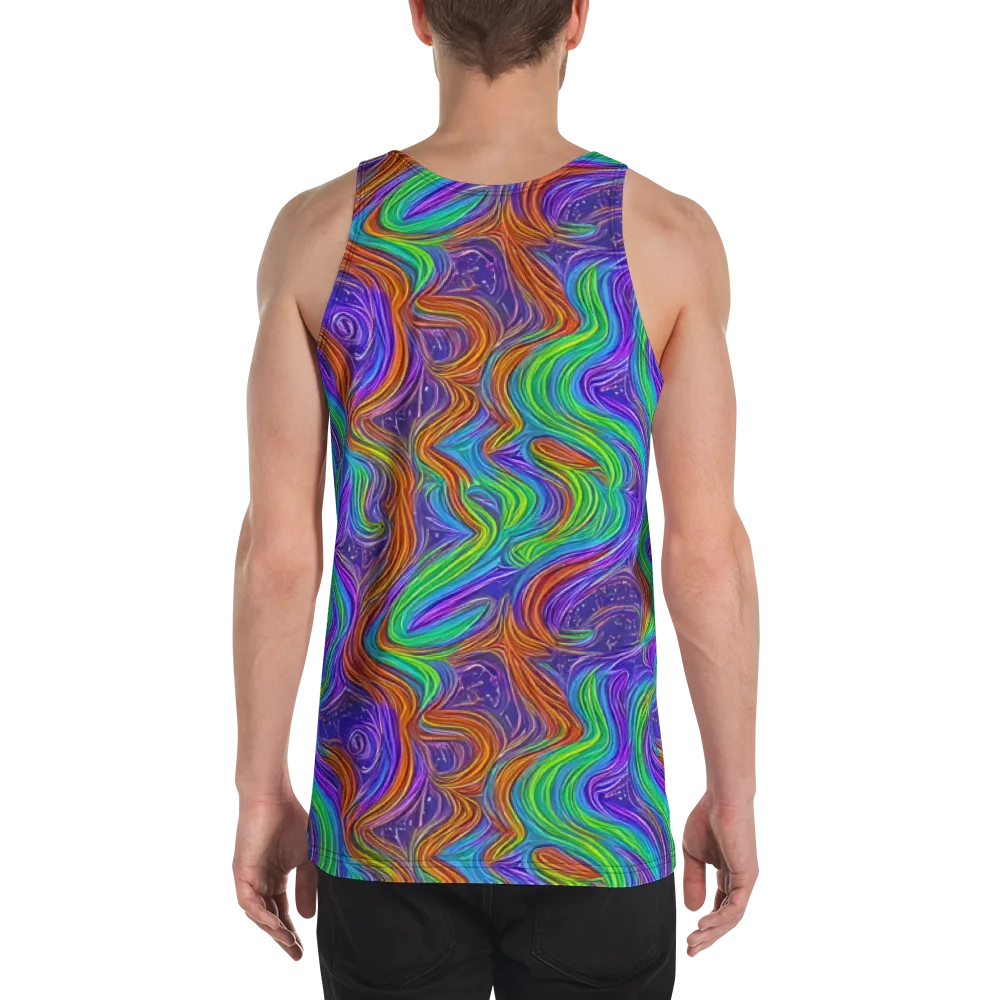 Kaleidoscope Stream on Men's Tank Top — Back