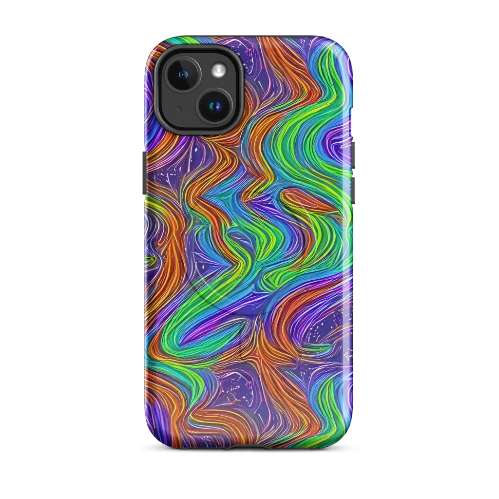 Kaleidoscope Stream on MagSafe Tough Case for iPhone® — Front