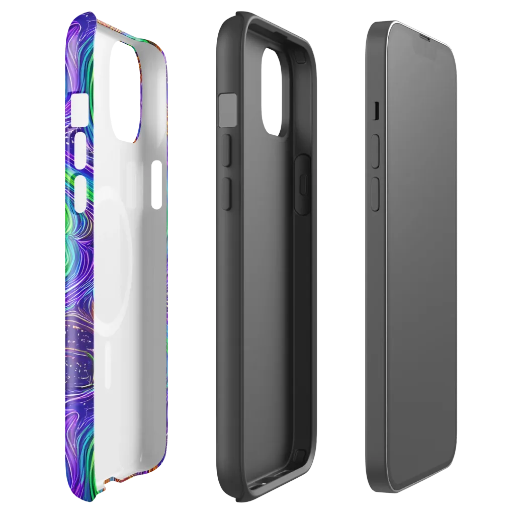 Kaleidoscope Stream on MagSafe Tough Case for iPhone® — Front