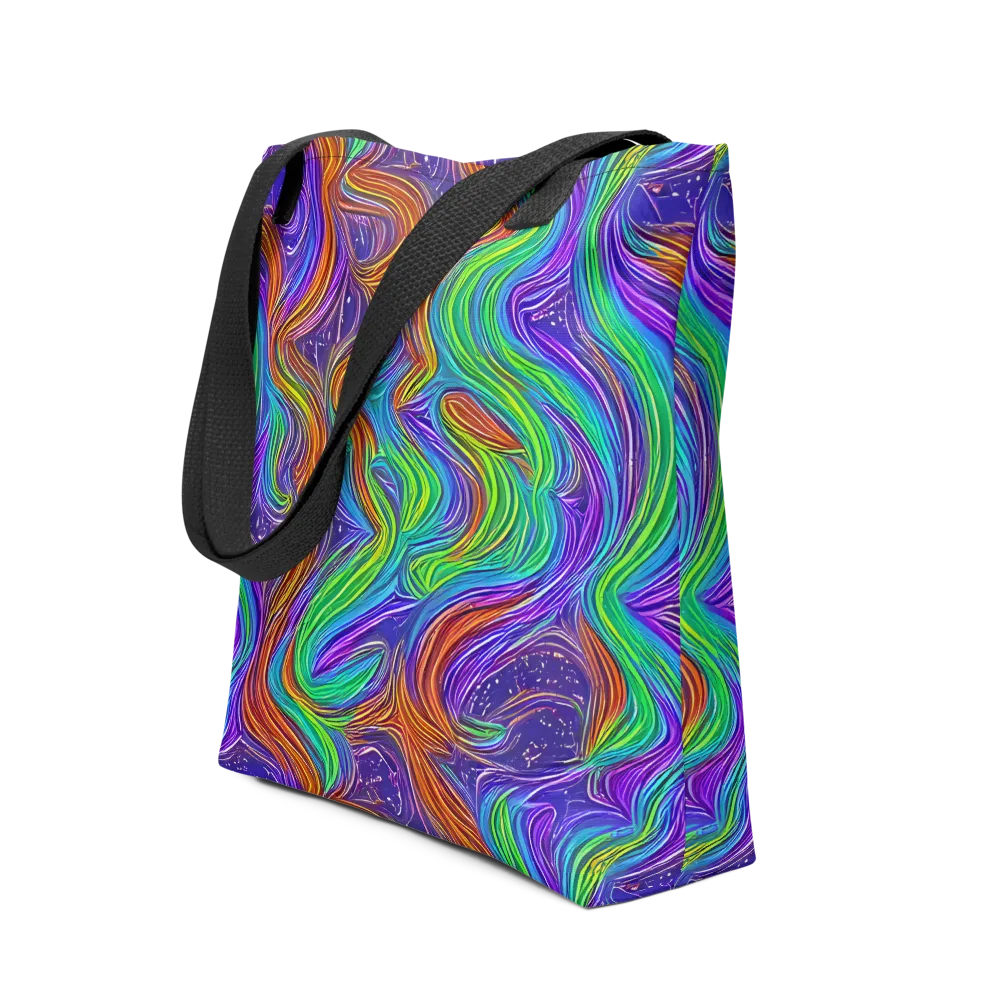 Kaleidoscope Stream on Tote Bag — Front