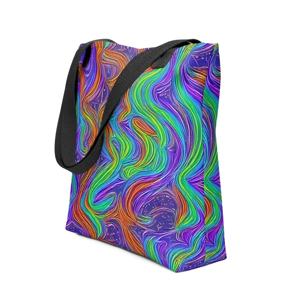 Kaleidoscope Stream on Tote Bag — Front