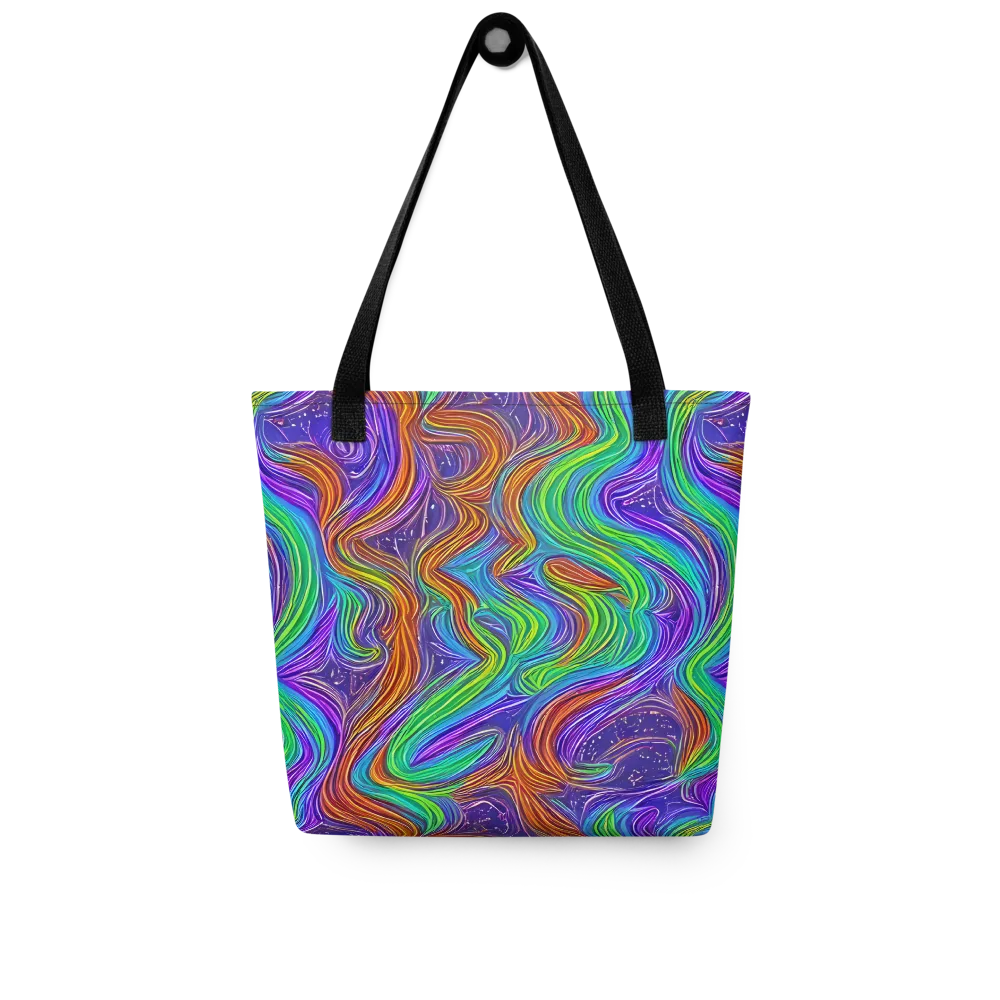 Kaleidoscope Stream on Tote Bag — Front