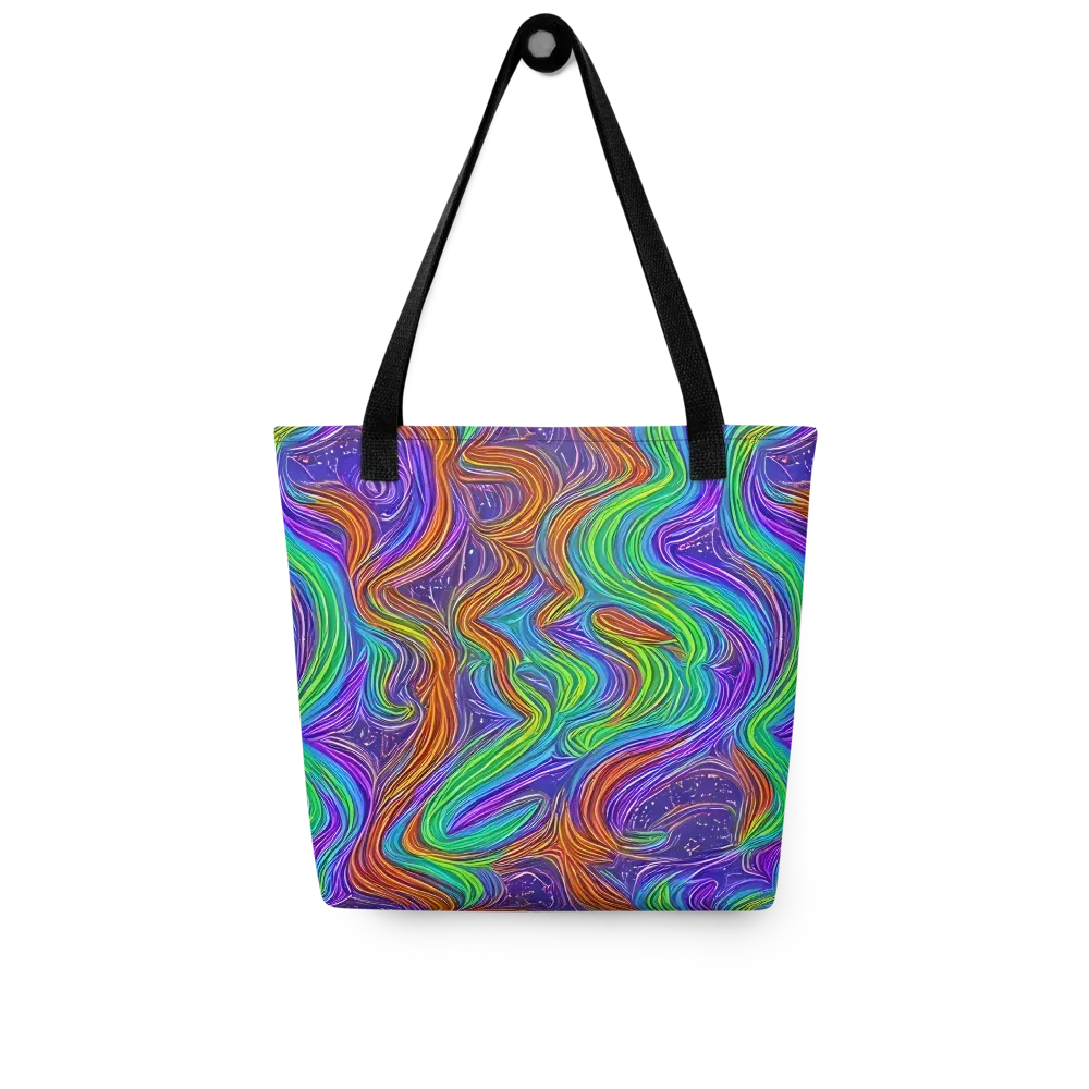 Kaleidoscope Stream on Tote Bag — Front