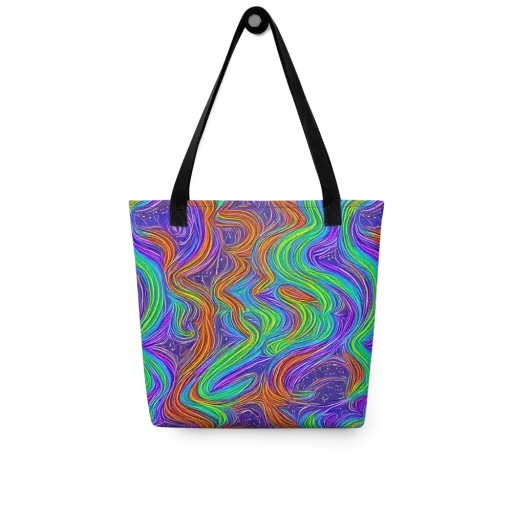 Kaleidoscope Stream on a Tote Bag