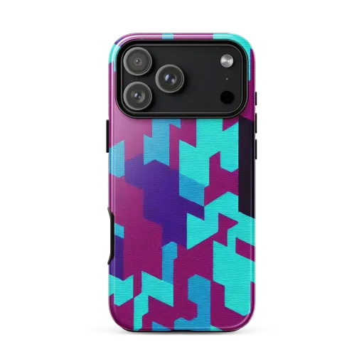 Electric Facets on a Tough Case for iPhone®