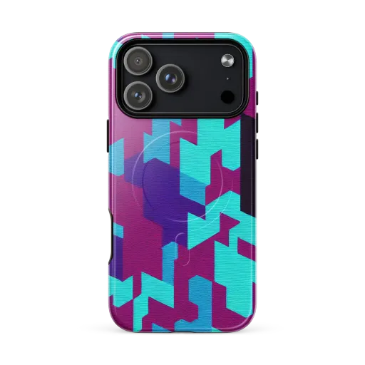 Electric Facets on a MagSafe Tough Case for iPhone®