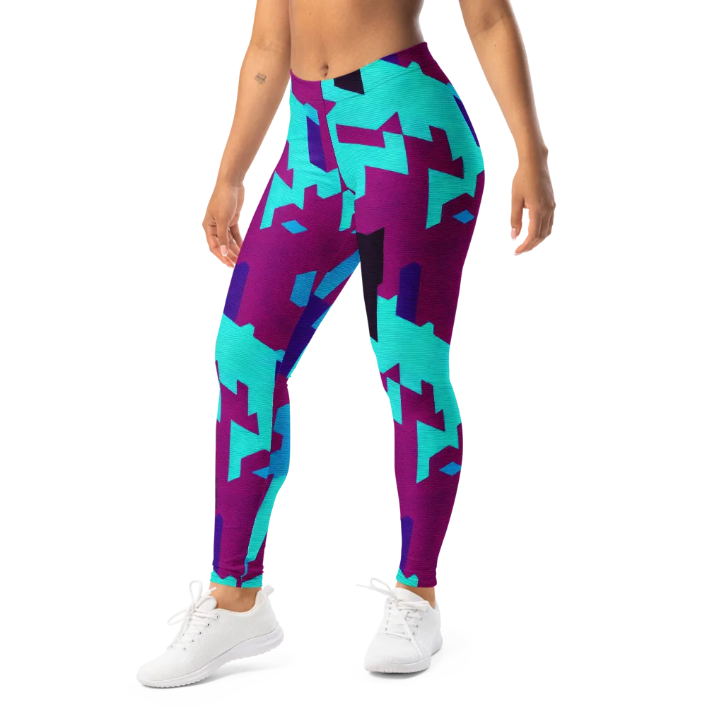 Electric Facets on Leggings — Left Front