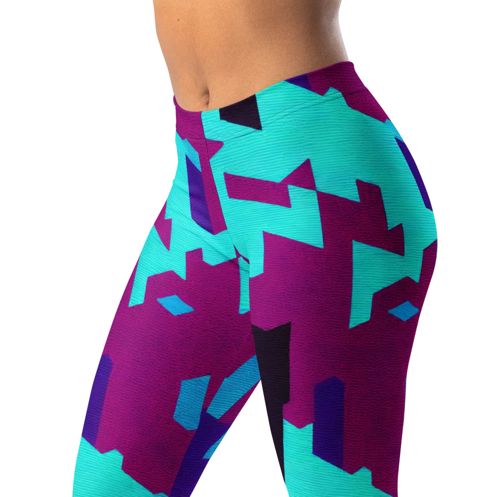 Electric Facets on Leggings — Left Front
