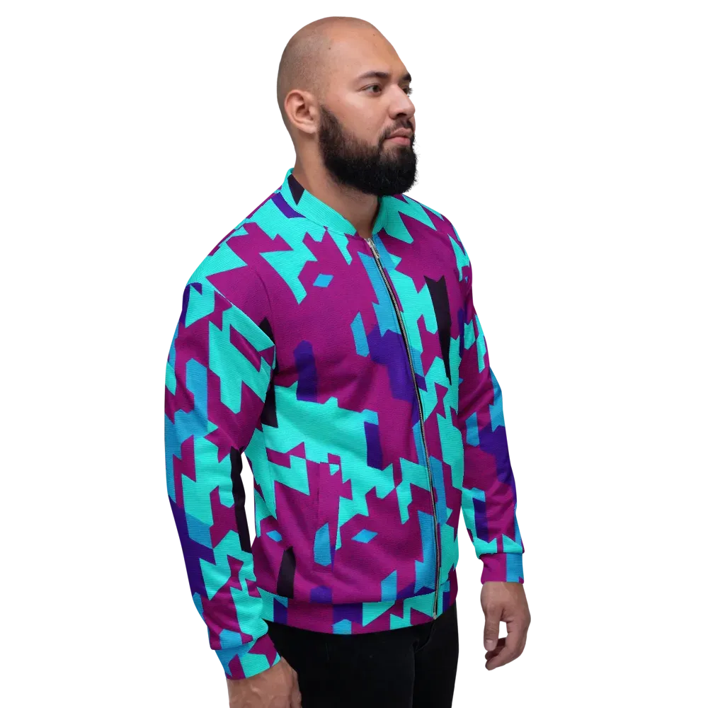 Electric Facets on Bomber Jacket — Right