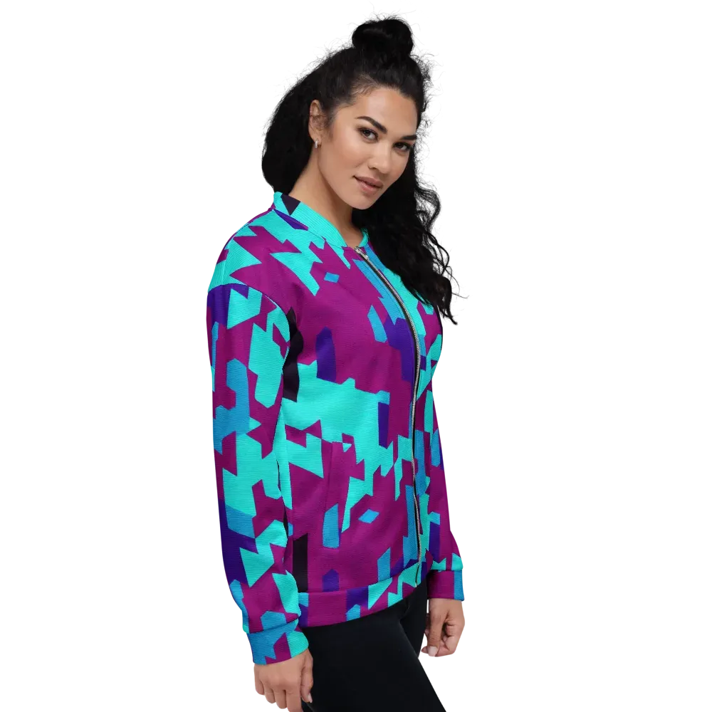 Electric Facets on Bomber Jacket — Right