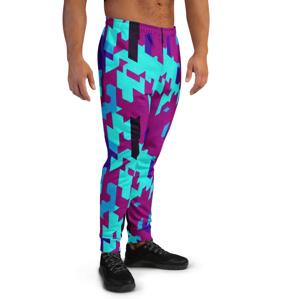 Electric Facets on Men's Joggers — Right