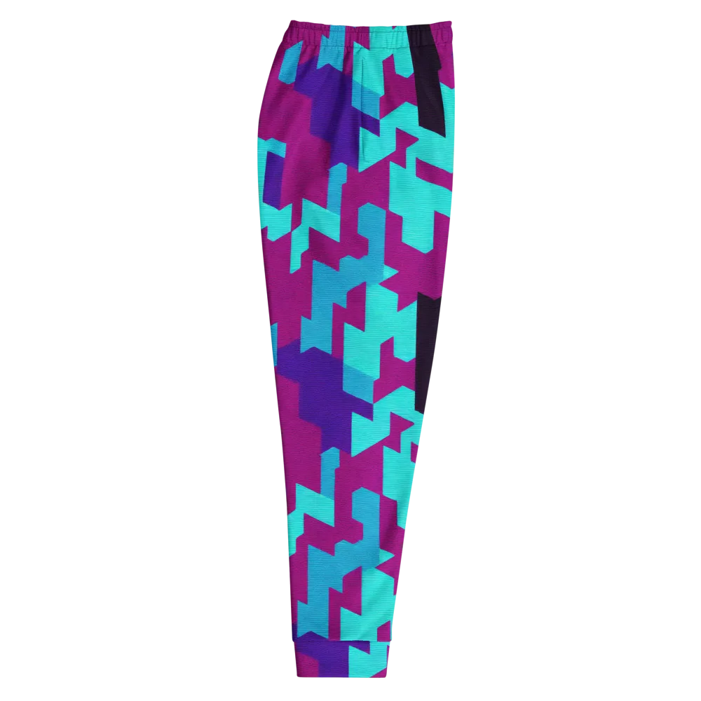 Electric Facets on Men's Joggers — Right