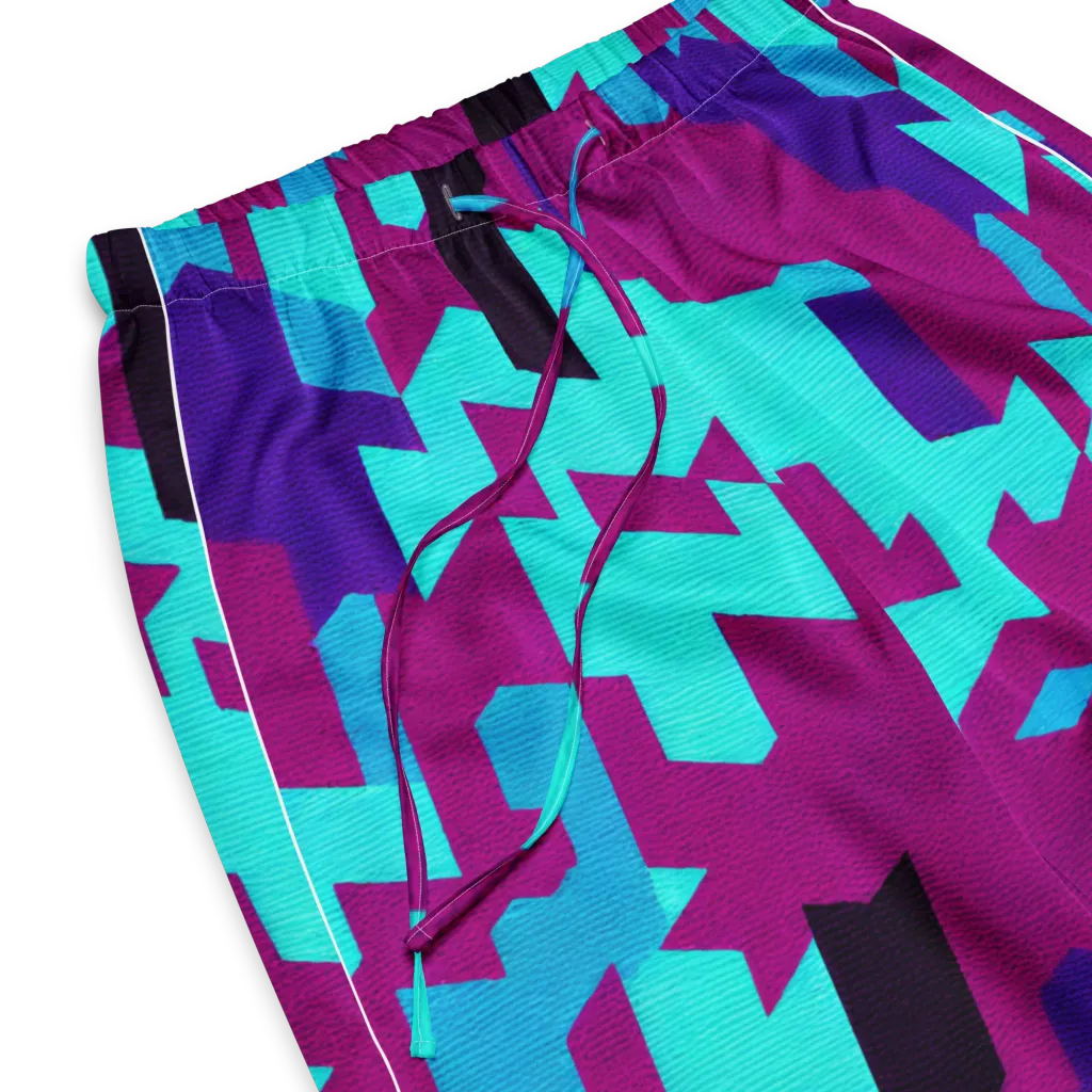Electric Facets on Women's Pajama Pants — Product details