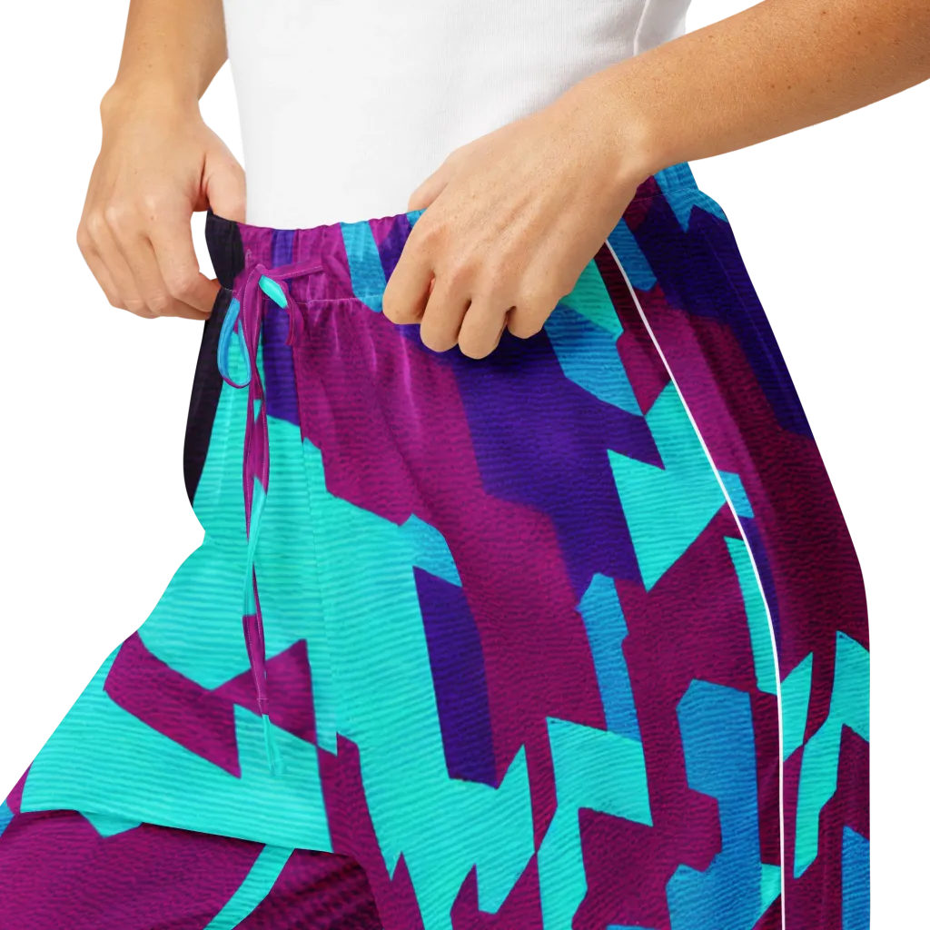 Electric Facets on Women's Pajama Pants — Product details